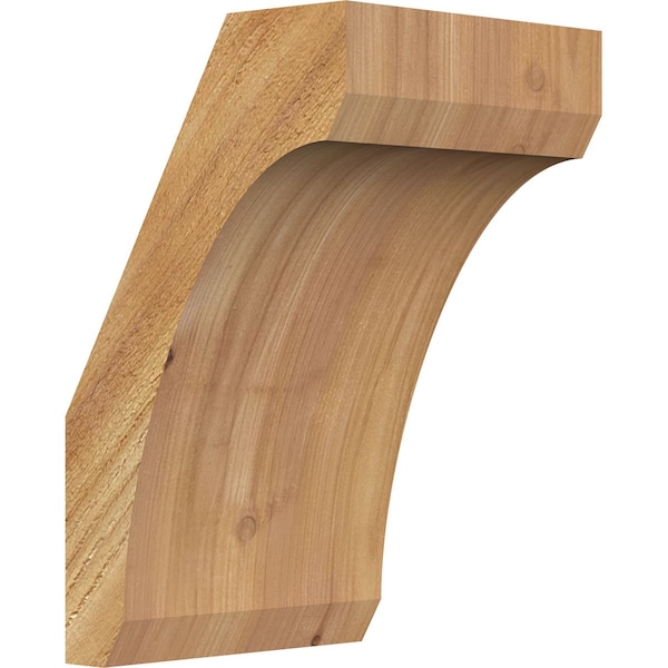 Ekena Millwork 6"W x 6"D x 10"H Legacy Rough Sawn Knee Brace, Western Red Cedar BRC06X06X10LEC00RWR - main